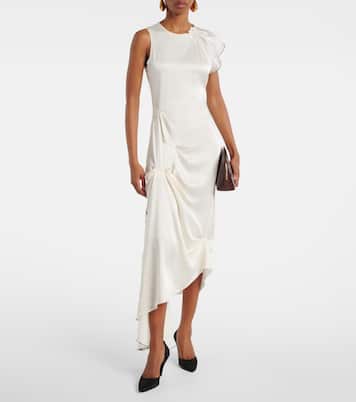 Abito midi in raso  | Victoria Beckham