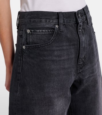 Bubble high-rise cropped barrel-leg jeans | Frame