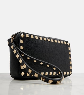 Clutch Rockstud Small in pelle | Valentino Garavani