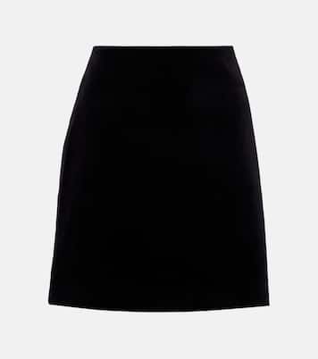 Coci cotton velvet miniskirt | Blazé Milano