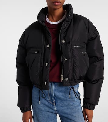 Re-Nylon cropped down jacket | Prada