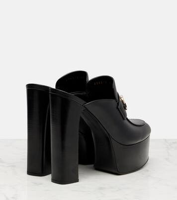 Horsebit 1955 leather platform mules | Gucci