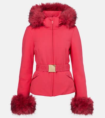 The Giselle faux fur-trimmed ski jacket | Goldbergh
