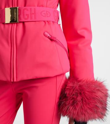 The Giselle faux fur-trimmed ski jacket | Goldbergh