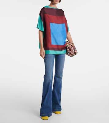 Jeans flared Tropea de tiro alto | AG Jeans