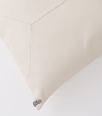 Cuscino Monili in pelle | Brunello Cucinelli