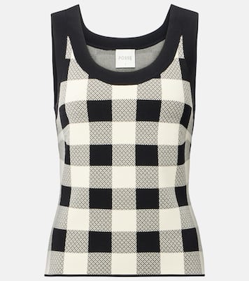 Pippa checked tank top | Posse