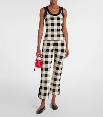 Pippa checked tank top | Posse