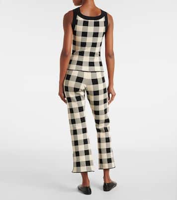 Pippa checked tank top | Posse