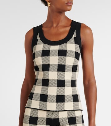 Pippa checked tank top | Posse