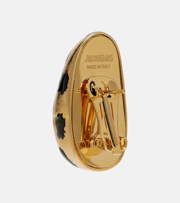 Pendientes Curvo Large estampados | Jacquemus