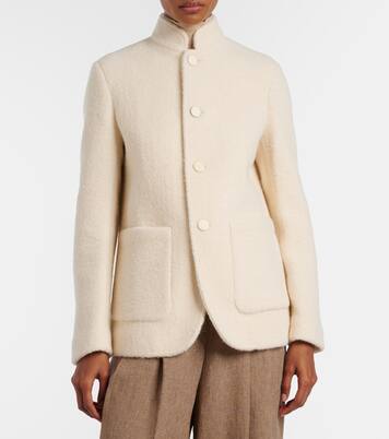 Spagna alpaca, wool, and silk jacket | Loro Piana