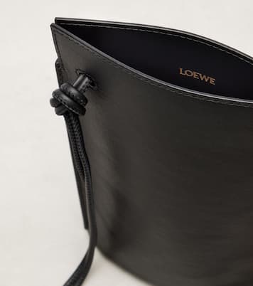 Pochette Pebble Dice en cuir | Loewe