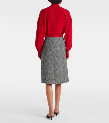 Gonna midi in misto lana | Gucci