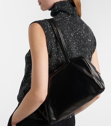 Bolso al hombro Astra de piel | The Row