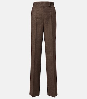 Virgin wool straight pants | Max Mara