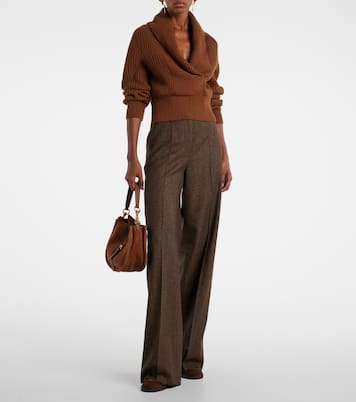 Virgin wool straight pants | Max Mara
