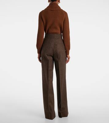 Virgin wool straight pants | Max Mara