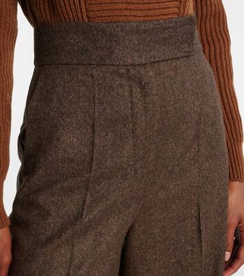 Virgin wool straight pants | Max Mara
