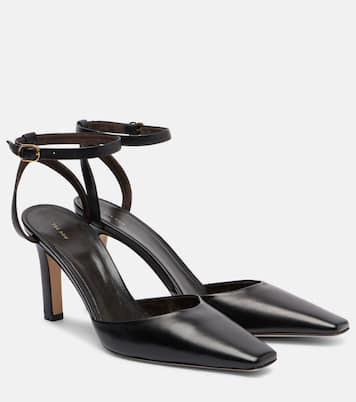 Carla 80 leather mules | The Row