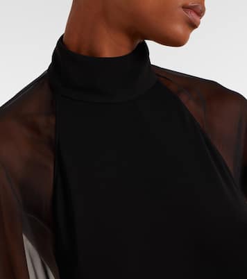 Tilly caped jersey gown | Ralph Lauren Collection
