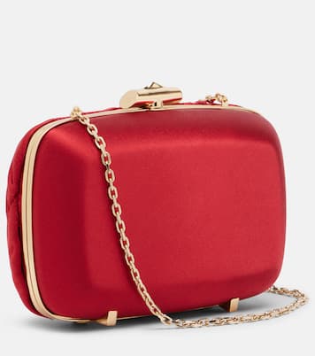 Rose Vivier satin clutch | Roger Vivier