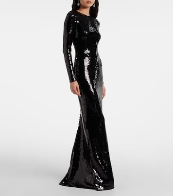 Vestido de fiesta con lentejuelas | Dolce&Gabbana