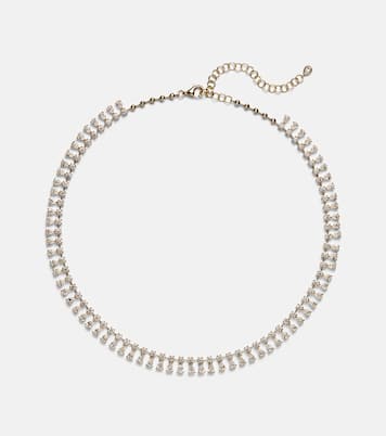 18kt gold necklace with diamonds | Anita Ko