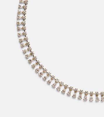 18kt gold necklace with diamonds | Anita Ko