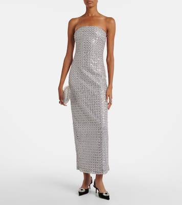Embellished mesh cocktail dress | Rotate