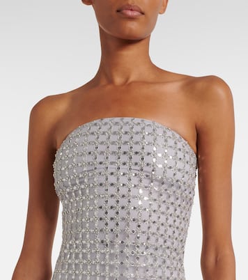 Embellished mesh cocktail dress | Rotate