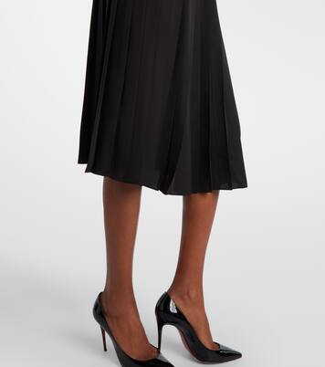 Chain-detail pleated midi skirt | Balmain