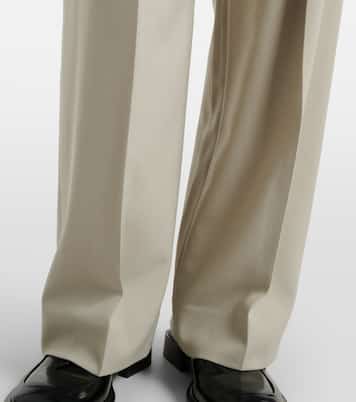 Pantalones anchos de tiro alto | Victoria Beckham