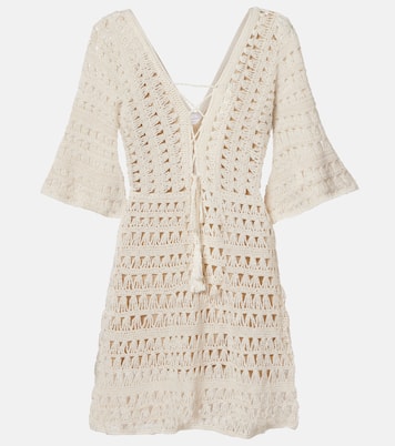 Vestido corto de croché de algodón | Anna Kosturova