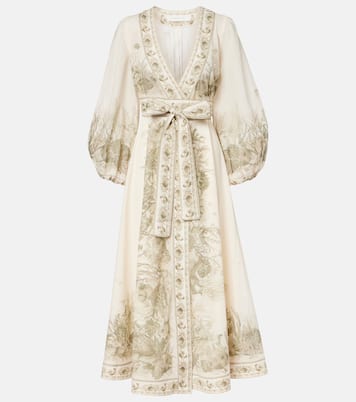 Wanderlust printed cotton wrap dress | Zimmermann