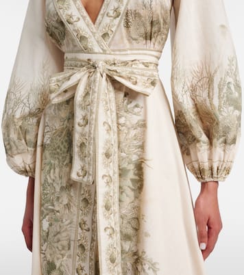 Wanderlust printed cotton wrap dress | Zimmermann