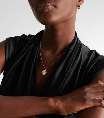 Lucky Charm Eight 18kt gold necklace with diamonds | Persée