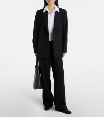 Jocelyn beaded cotton poplin shirt | Velvet