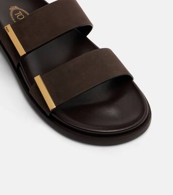 Suede slingback sandals | Tod's