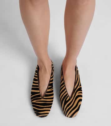 Ballerines Luna en cuir façon poulain | Le Monde Béryl