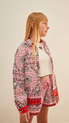 Chemise Morango Bandana en coton | Fábula