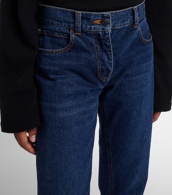 Bodhi high-rise straight jeans | The Row
