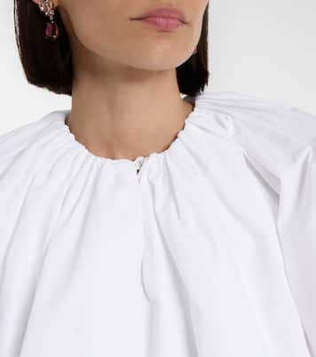 Gathered cotton top | Patou