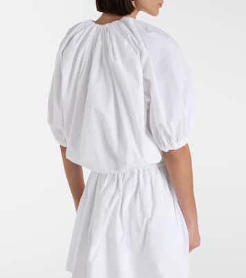 Gathered cotton top | Patou