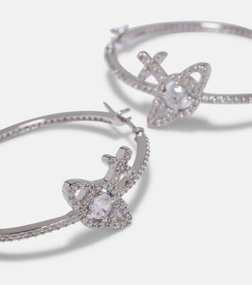 Orb embellished hoop earrings | Vivienne Westwood