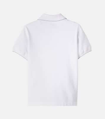 Cotton piqué polo shirt | Brunello Cucinelli Kids