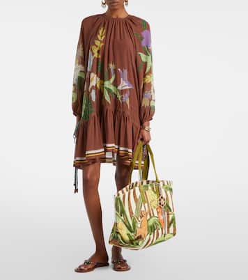 Toucan Tango Large canvas tote bag | Alémais