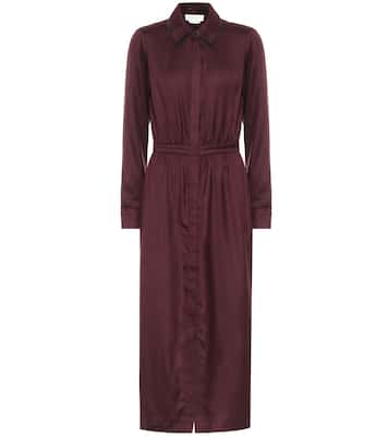 Lowell silk-twill midi dress | Gabriela Hearst