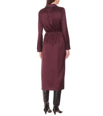 Lowell silk-twill midi dress | Gabriela Hearst