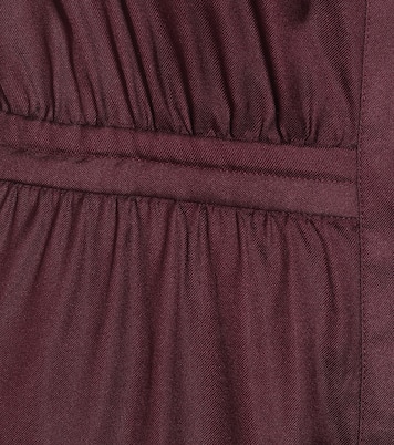 Lowell silk-twill midi dress | Gabriela Hearst